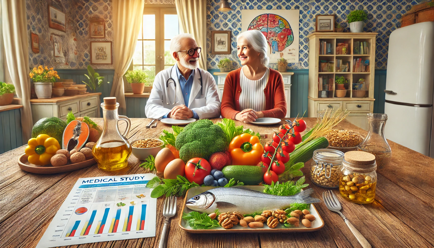 دراسة جديدة تكشف أن النظام الغذائي المتوسطي يقلل من خطر الخرف بنسبة  40%